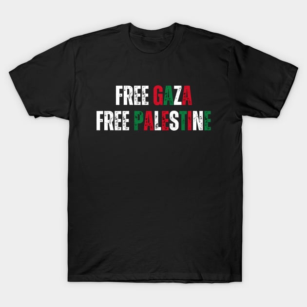 FREE GAZA FREE PALESTINE T-Shirt by Haministic Harmony